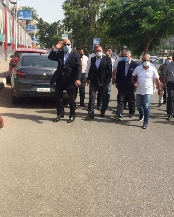  محمود الخطيب مع رؤساء الأندية 