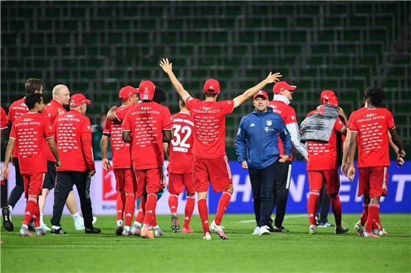 احتفال بايرن ميونخ باللقب