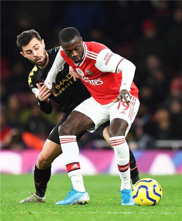 من لقاء مانشستر سيتي وآرسنال هذا الموسم