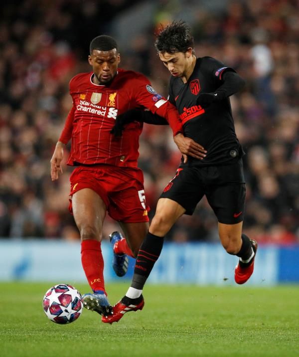 من مباراة إقصاء البطل ليفربول على يد اتلتيكو مدريد