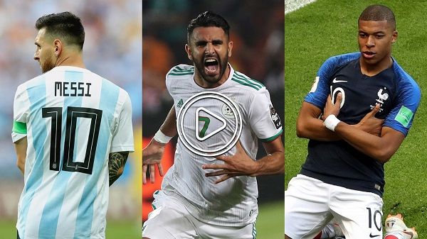 ميسي ومحرز ومبابي