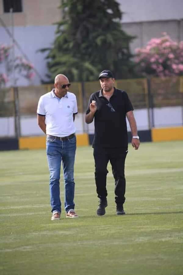 سفيان الحيدوسي والمدير الرياضي مختار الطرابلسي