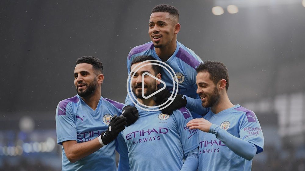 لاعبو مانشستر سيتي