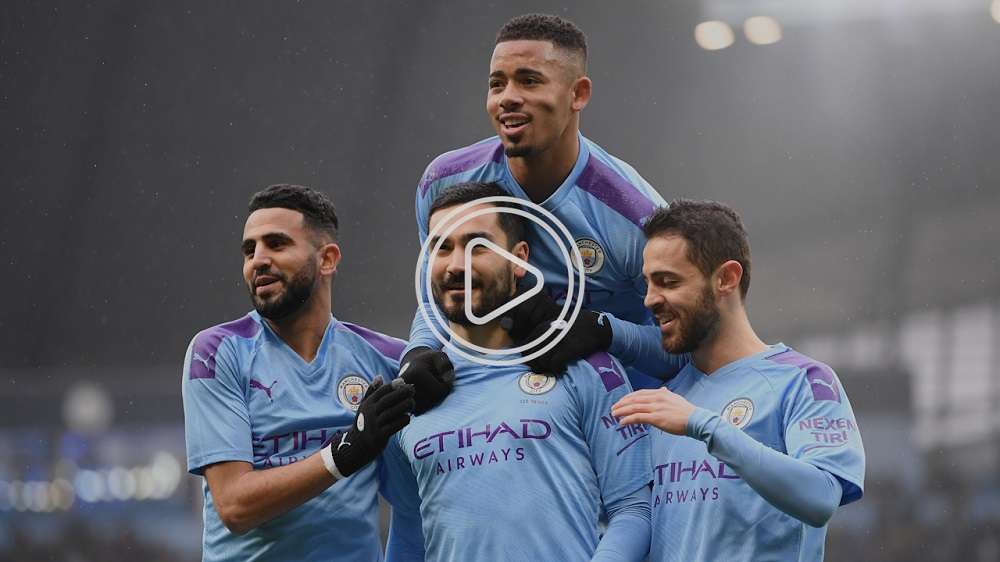 لاعبو مانشستر سيتي