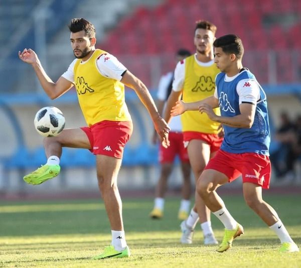 من مباراة تطبيقية لعناصر منتخب تونس