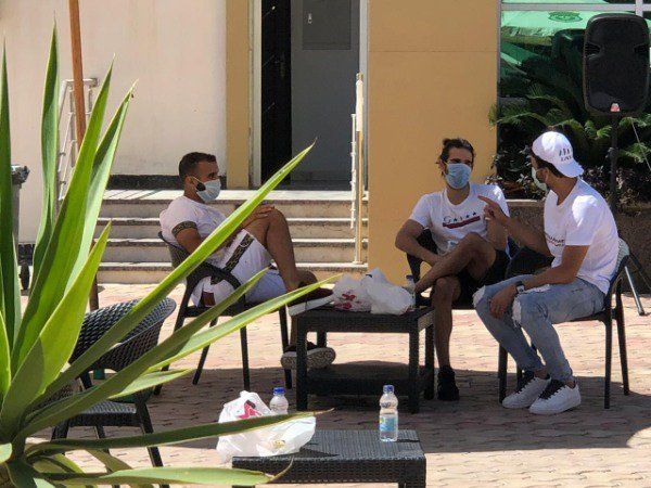 لاعبو الاتحاد السكندري 