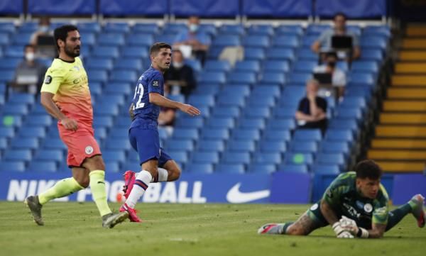 بوليسيتش يسجل في مرمى سيتي