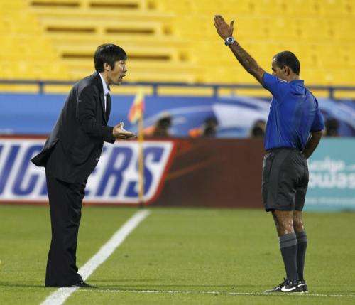 لقطة طرد مدرب الصين