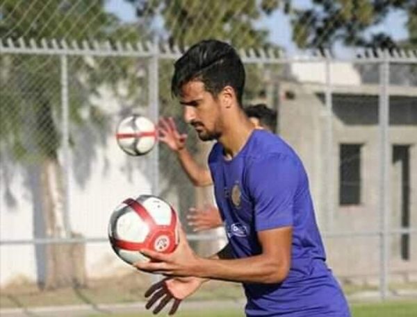 محمد علي بن رمضان في تدريبات اليوم