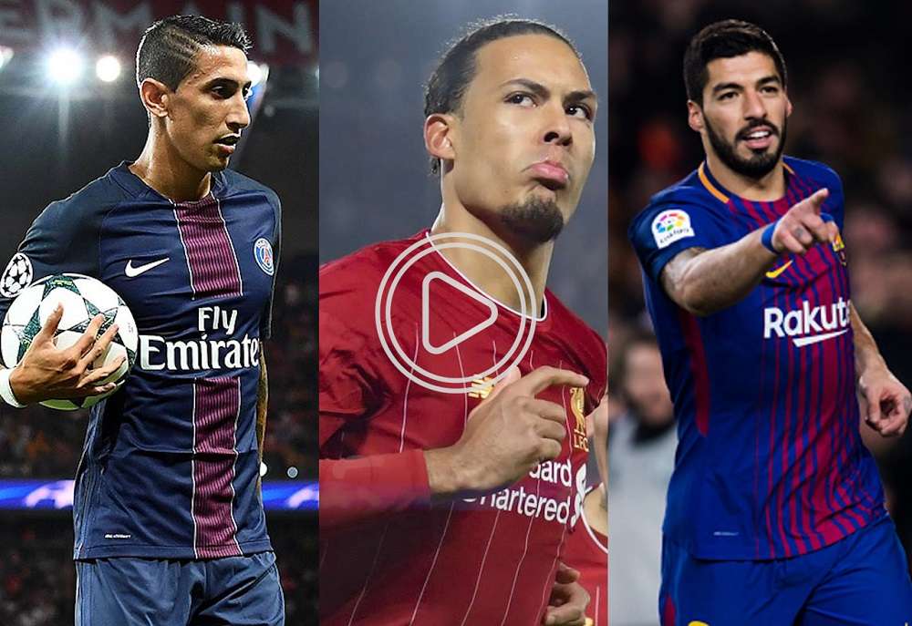 سواريز وفان دايك ودي ماريا