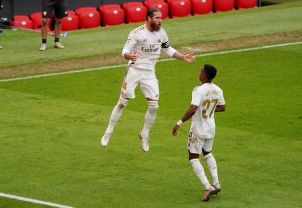 فرحة راموس بالهدف