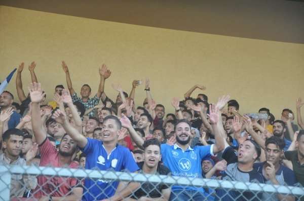 جماهير شباب رفح في نهائي الكاس