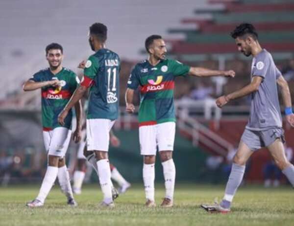 من المباراة الودية