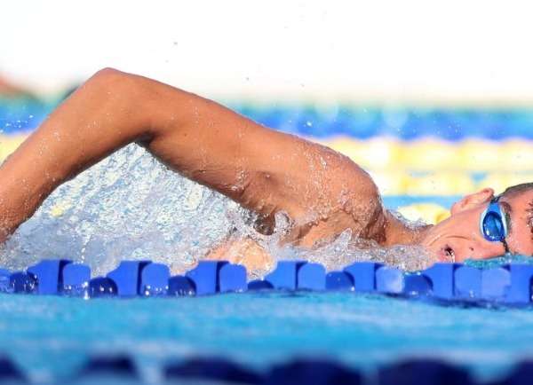 من منافسات السباحة الأردنية