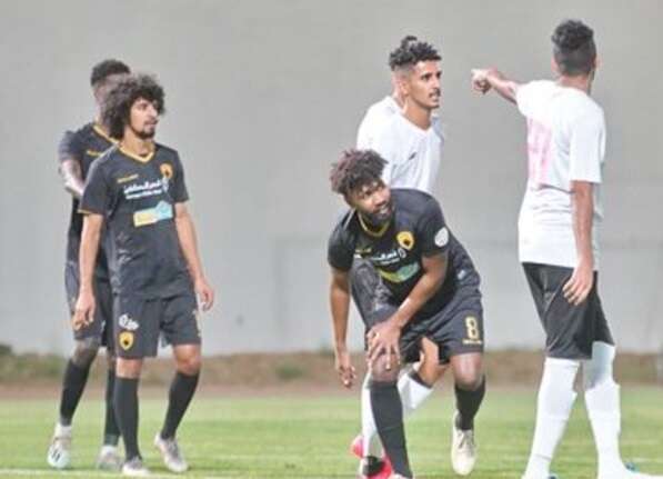 من المباراة الودية