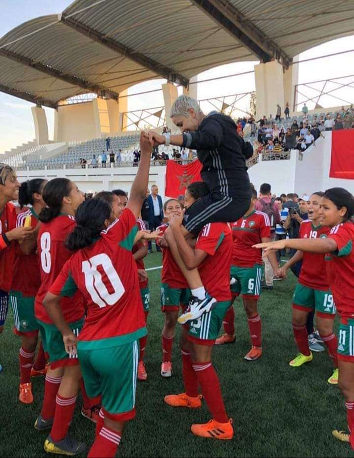 المدربة المغربية لمياء بومهدي