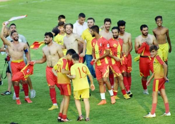 فرحة لاعبي تشرين