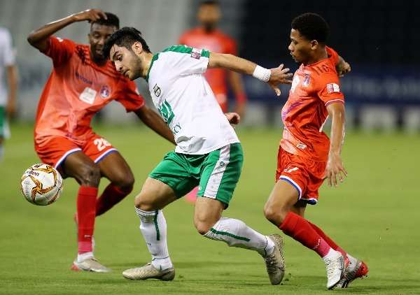 من المباراة