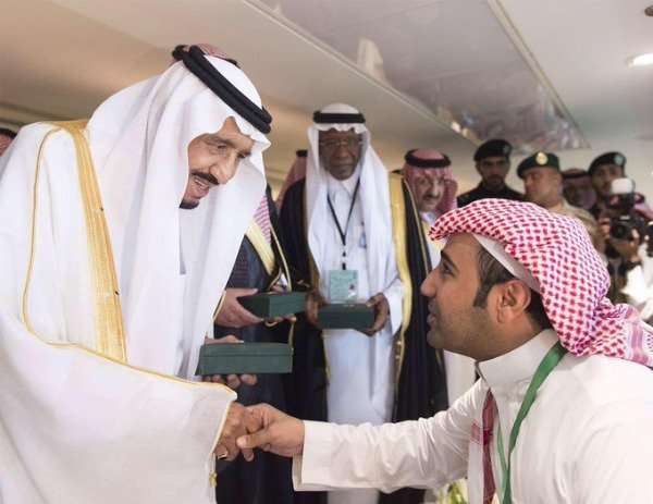 تركي المسند مع الملك سلمان