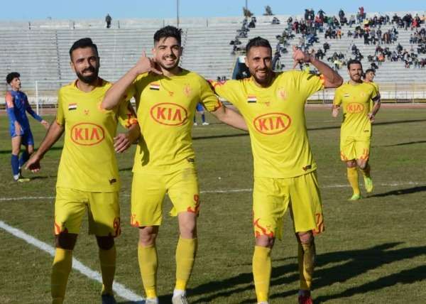 فرحة لاعبي تشرين