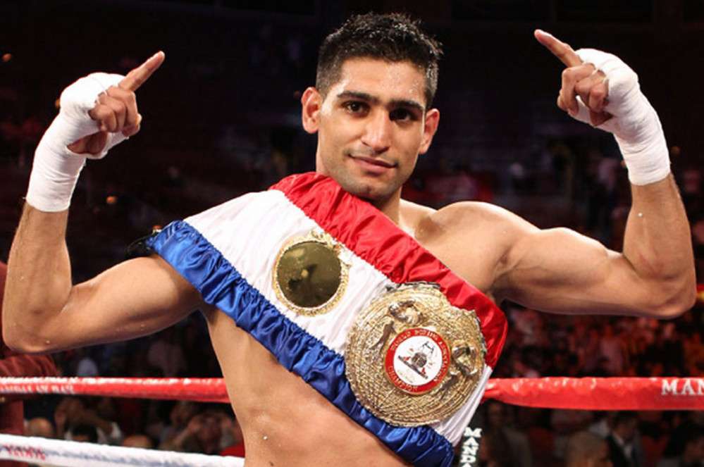 الملاكم البريطاني أمير خان