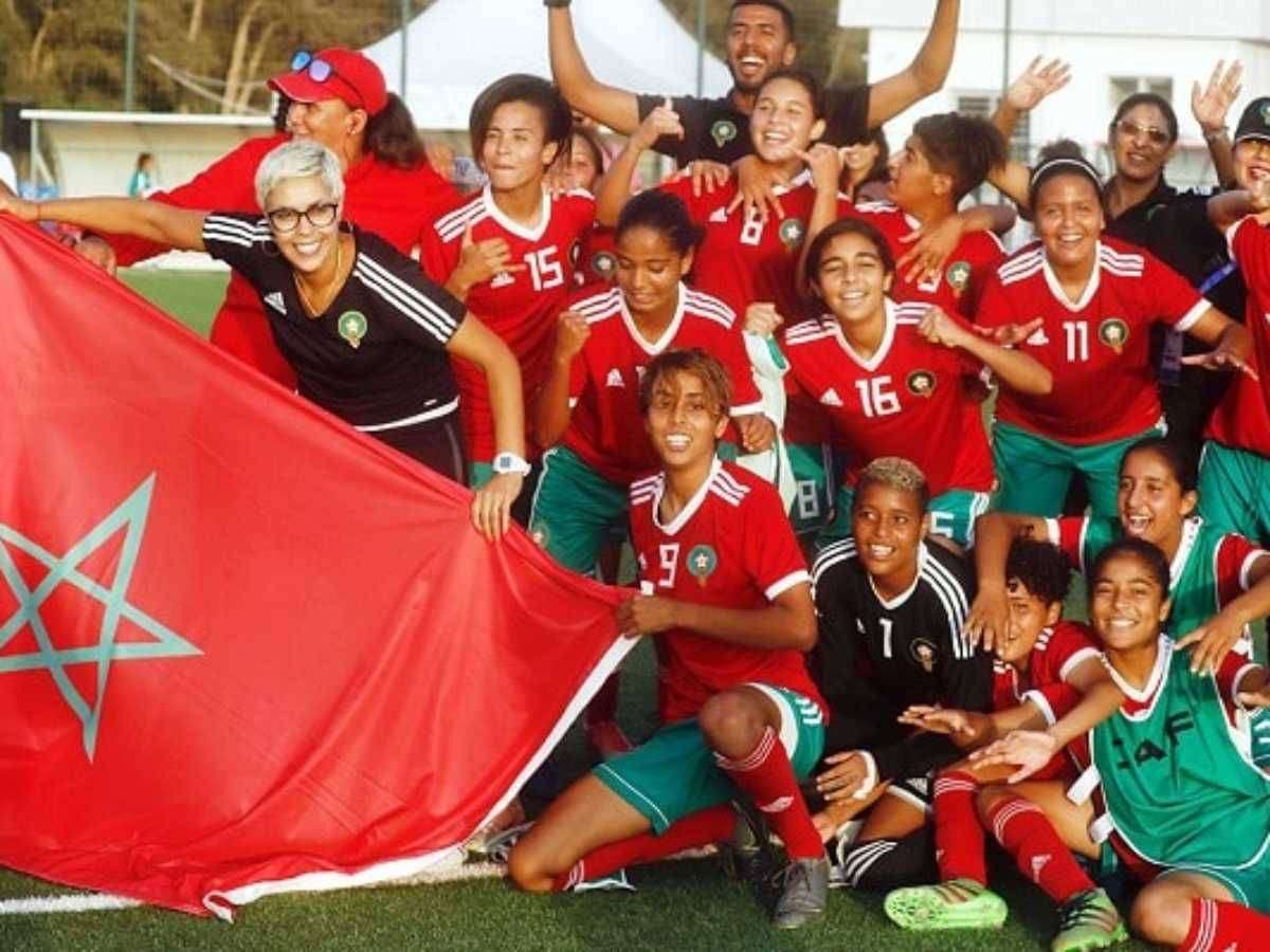 لاعبات منتخب المغرب للناشئات