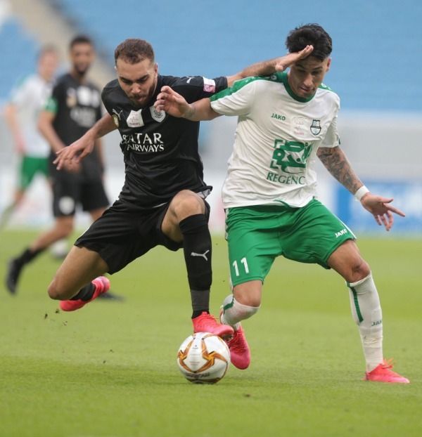 جانب من المباراة