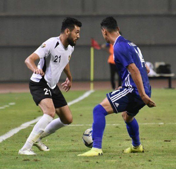 من مباراة الرمثا والأهلي