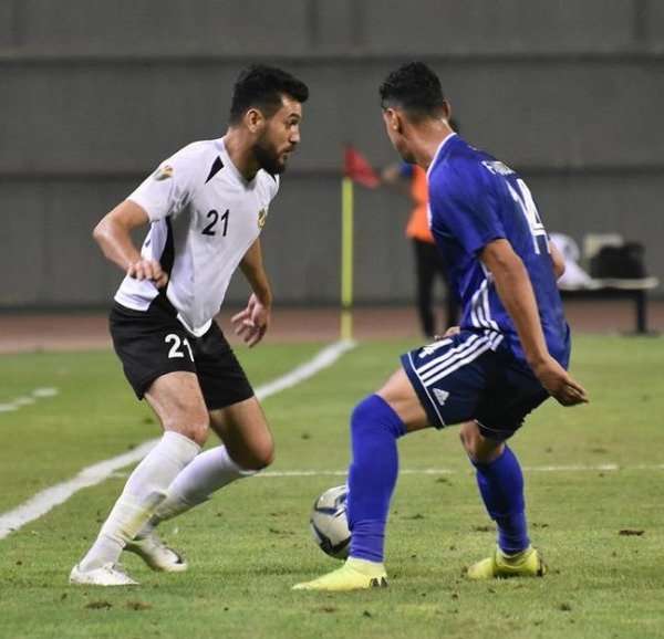 من مباراة الرمثا والأهلي