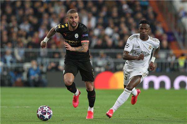 من مباراة الذهاب بين ريال مدريد ومانشستر سيتي