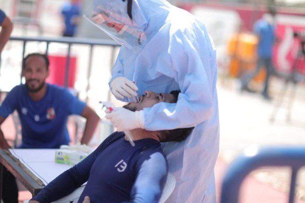 مسحة طبية للاعبي الأهلي