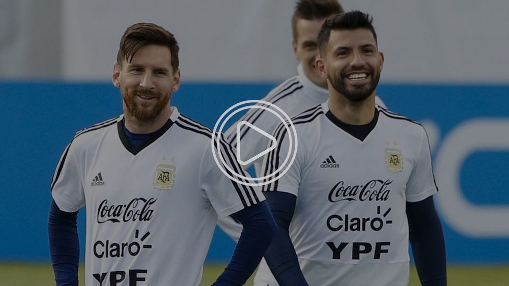 ميسي وأجويرو