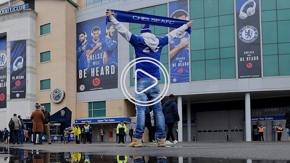 أحد جماهير تشيلسي