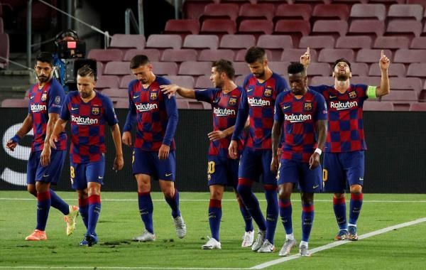 لاعبو برشلونة