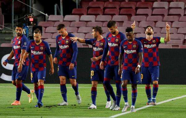 لاعبو برشلونة