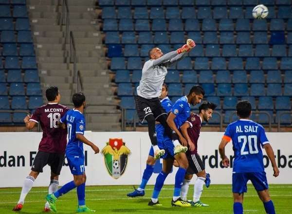 من مباراة الرمثا والسلط