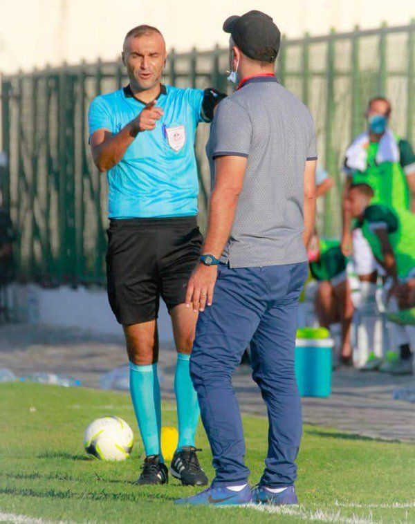 كريم الخميري خلال مباراة حمام الأنف ومستقبل سليمان 