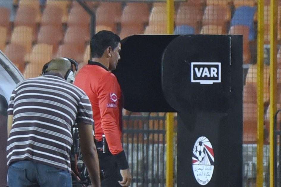 إبراهيم نور الدين في مباراة الزمالك والمقاصة