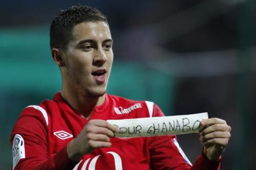 ايدين هازارد لاعب وسط ليل الفرنسي