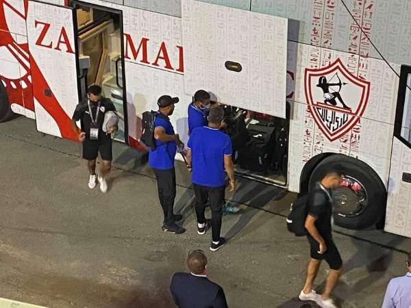 وصول حافلة الزمالك