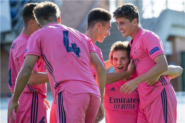 فرحة لاعبي ريال مدريد