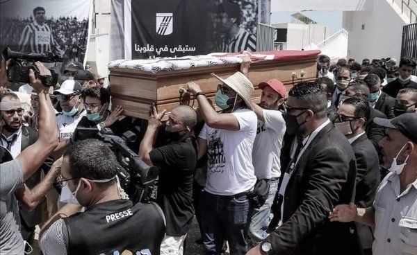 من جنازة حمادي العقربي 