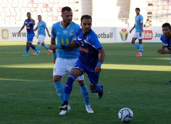 من مباراة سحاب والفيصلي