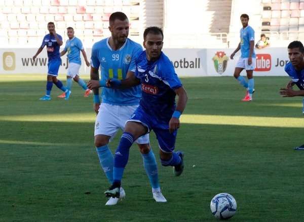 من مباراة سحاب والفيصلي