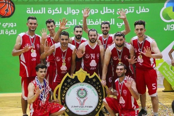 خدمات البريج بطل دوري السلة