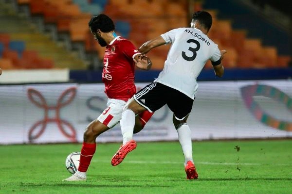 لقطة من المباراة 