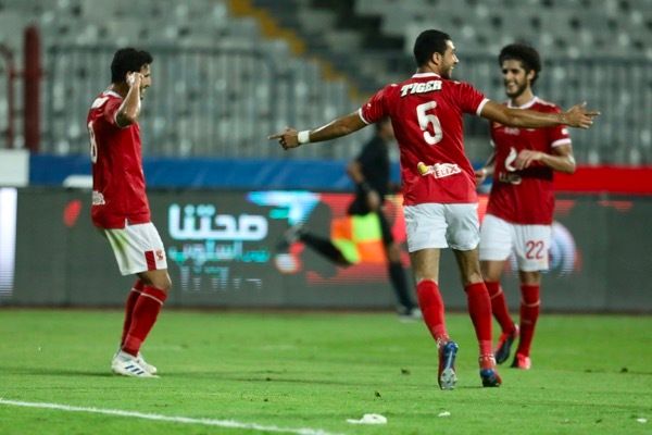 فرحة اللاعب بتسجيل الهدف