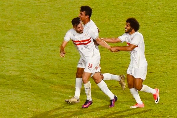 فرحة لاعبي الزمالك