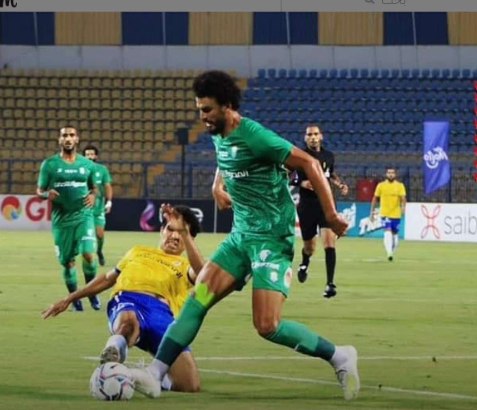 جانب من المباراة