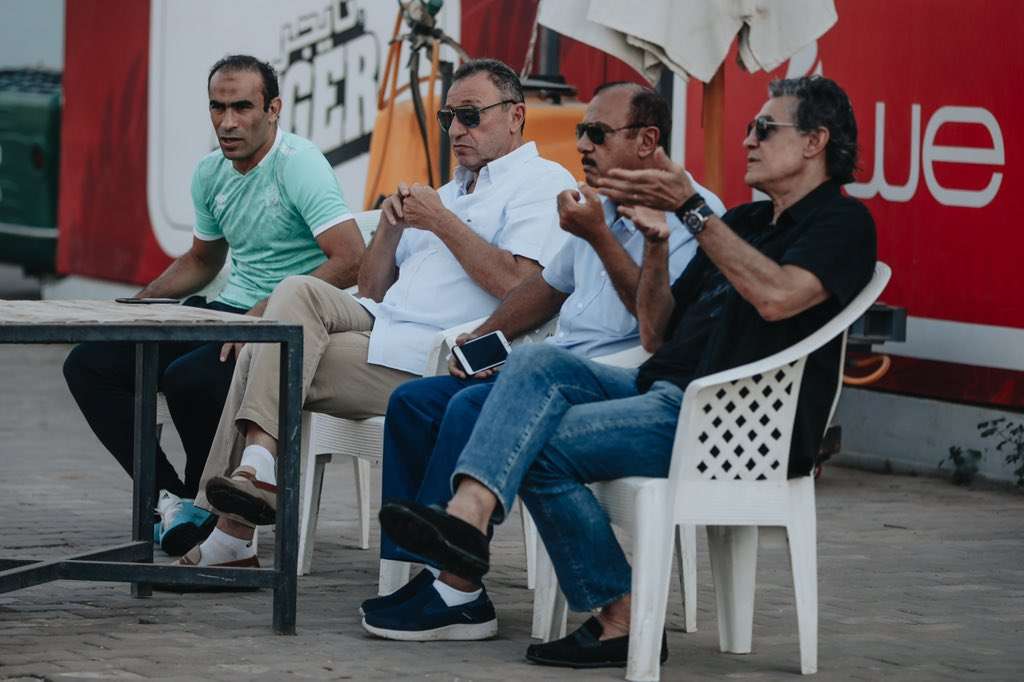 الخطيب ولجنة التخطيط في مران الأهلي